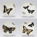 Gilt Butterfly 4in Dipping Dish/Box of 4