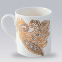 Gilt Bohemian 6in Mug