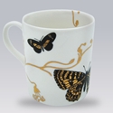 Gilt Butterfly 6in Mug