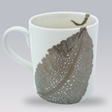 Gilt Seafan 6in Mug