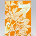 Card/Saffron Toile