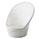 Kingston White Sun Lounger