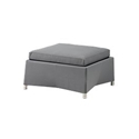 Diamond Grey Ottoman