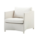 Diamond White Arm Chair