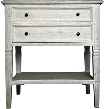 Oxford White Wash Side Table