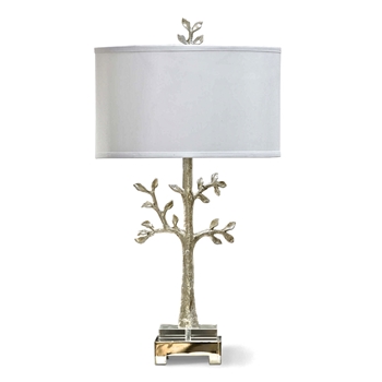 silver tree table lamp