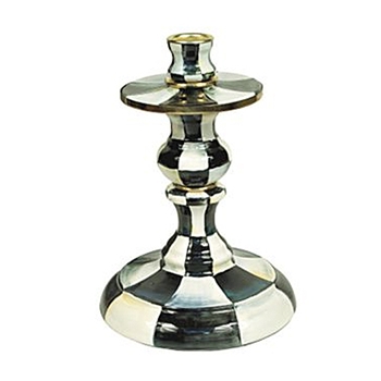 Candle Holder - Courtly Check Enamel S
