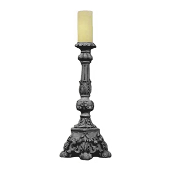 Candle Holder Astaire 8W/22H Soot