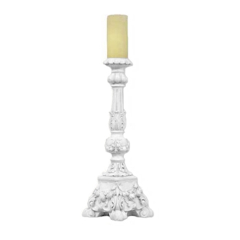 Candle Holder Astaire 8W/22H Oyster