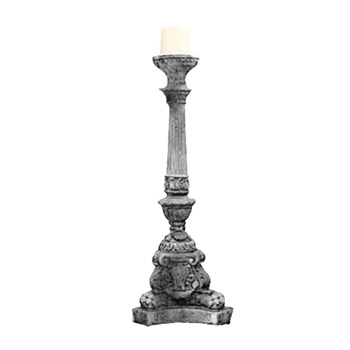 Candle Holder Empire 8W/25H Soot