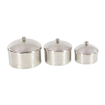 Hammered Canisters Set