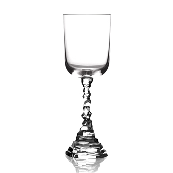 Aram Rock Crystal Wine Goblet  9OZ