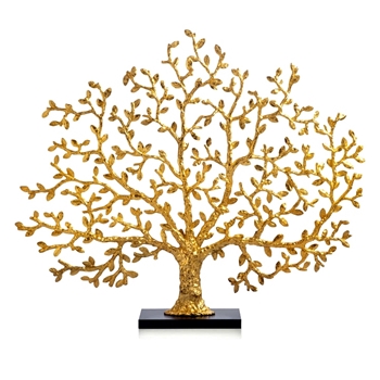 Aram Gold Tree of Life Fireplace Screen  38W/32H
