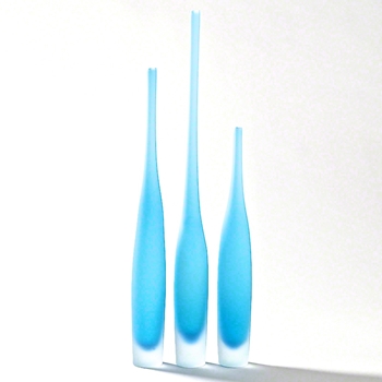 Vase - Spire Bottle Turquoise SMALL 2X16