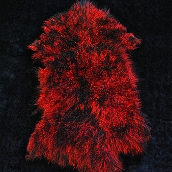 Tibet Mongolian Fur Ruby Pelt 34W/22D