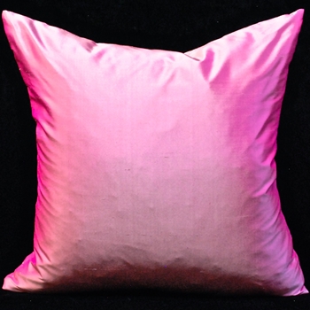 Silk Shantung Pink  Cushion 18SQ