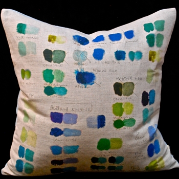 John Derian - Mixed Tones Cobalt Cushion 20SQ