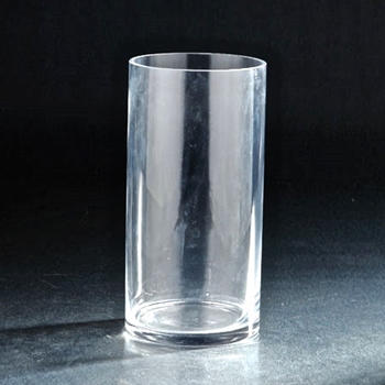 Vase - Clear Cylinder Skyline 5W/12H