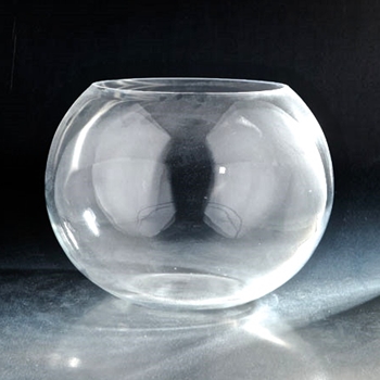 Vase - Clear Globe 14W/14H
