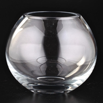 Vase - Clear Globe Thick 10W/09H