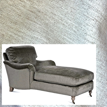 Julia Chaise Ivory Crypton Chenille 68W/33D/35H