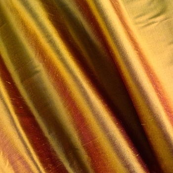 Silk Shantung - Saffron, 54in, 100% Silk, Machine Loomed, Dry Clean Only. Do not expose to sunlight.