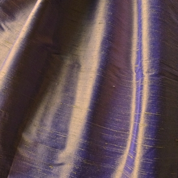 Dupioni Silk - Violet Antique - 54in, 100% Hand Loomed Silk - India - Dry Clean Only, Do not expose to sunlight.