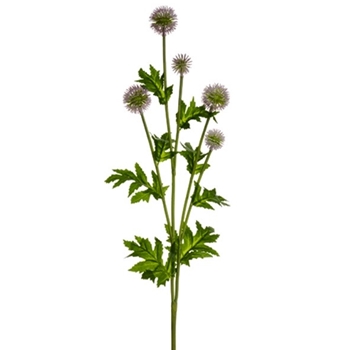 Thistle - Globe Pom Spray 28in Violet - FST328-LV