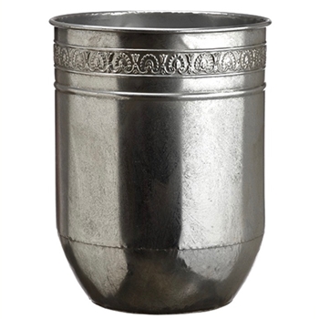 Planter - Taj Pot Silver 14W/18H