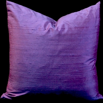 Silk Dupioni Cushion Rich Violet 18SQ
