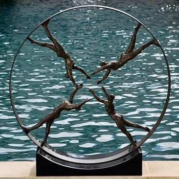 Figure - Reaching Wheel Bronze 39W/41H/11D