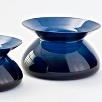 Vase - Chic Collar Cobalt LARGE 11W/7H