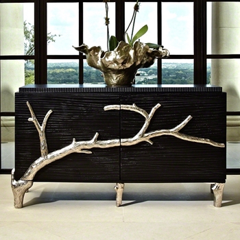 Console - Branch Black & Silver 62W/18D/35H
