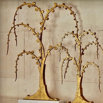 Objet - Lyric Tree Sculpture Gold LARGE 26W/4D/33H