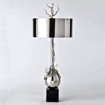 Lamp Table - Twig Bulb Nickel 17W/40H