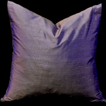Silk Dupioni Cushion Antique Violet 18SQ