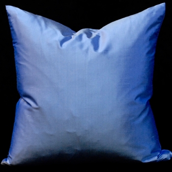 Silk Shantung Blue Cushion 18SQ