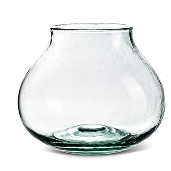 Terrarium - Clear Glass Bulb Shape Vase 8x6H 4in Mouth