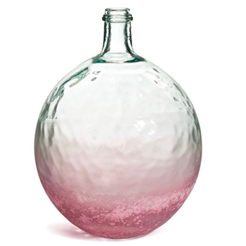 Vase - Sophia Bottle Pink 14W/18H
