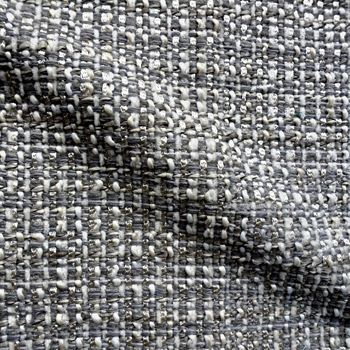Tweed - Jackie-O - Gunmetal - 54in Width, 49% Polyester, 23% Acrylic, 24% Cotton, 50K DR. Approx Bolt size 40YD