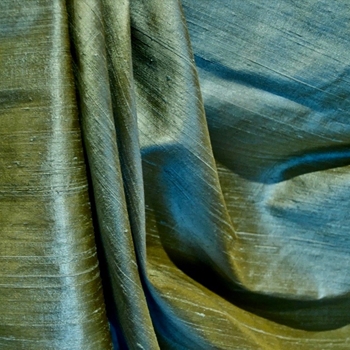 Dupioni Silk - Pistachio - 54in, 100% Hand Loomed Silk - India - Dry Clean Only, Do not expose to sunlight.