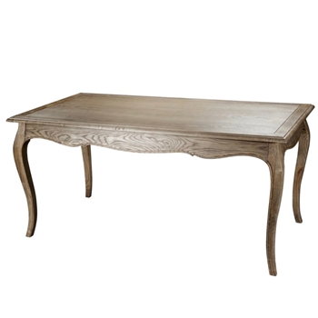 Dining Table - Cabriole  63L/34/30H Natural Finish Ash & Veneers