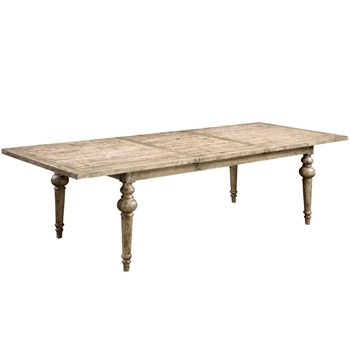 Dining Table - Maison Sanded Driftwood 42W/80-108In Butterfly EXT