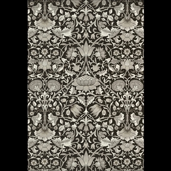 Floorcloth - Lodden Graphite 38W/56L - Morris & Co