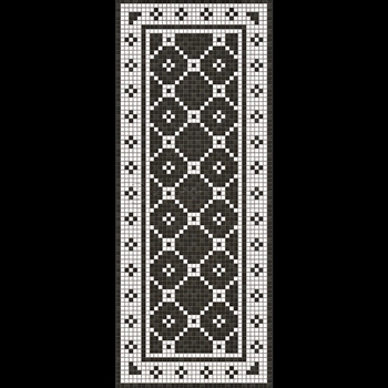 Floorcloth - Mosaic A Elmhurst 36W/90L Runner