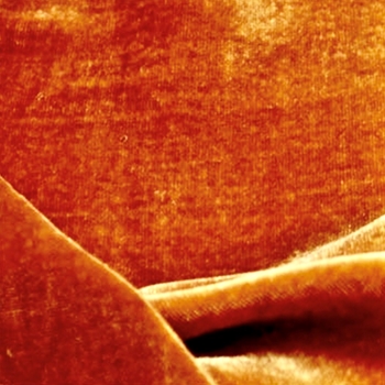 Silk Velvet - Iridescent Saffron Muscade - 45IN, 18% Silk, 82% Rayon, Delicate Wash