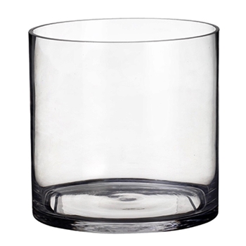 Vase - Cylinder Clear 8W/8H