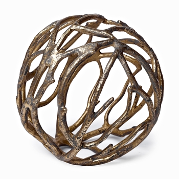 Globe - Sphere Twig Gild Gold 7IN