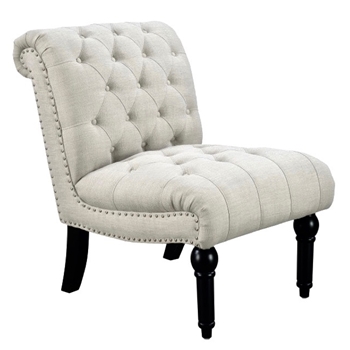 Armless Chair - Hutton Oyster  27W/37D/36H