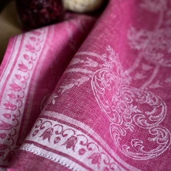 Tea Towel Linen Harmony Orchid Pink 28/20
